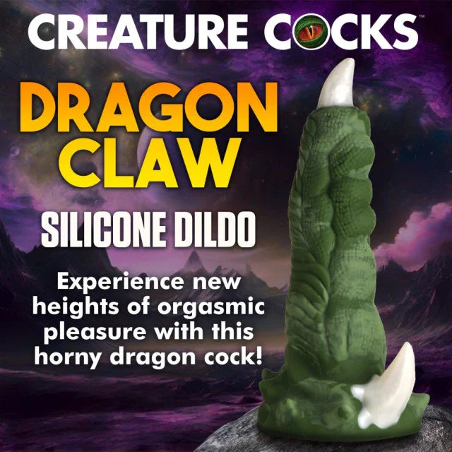 Dildo de silicona grande con garra de dragón de Creature Cocks