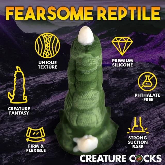 Dildo de silicona grande con garra de dragón de Creature Cocks