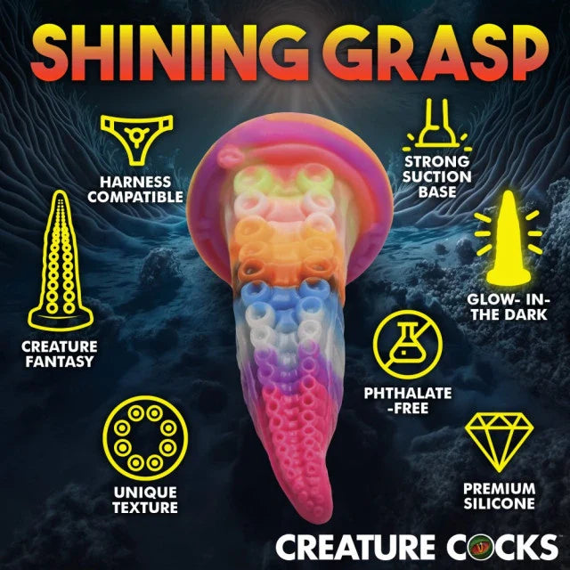 Dildo de tentáculos que brillan en la oscuridad Luminoctopus de Creature Cocks
