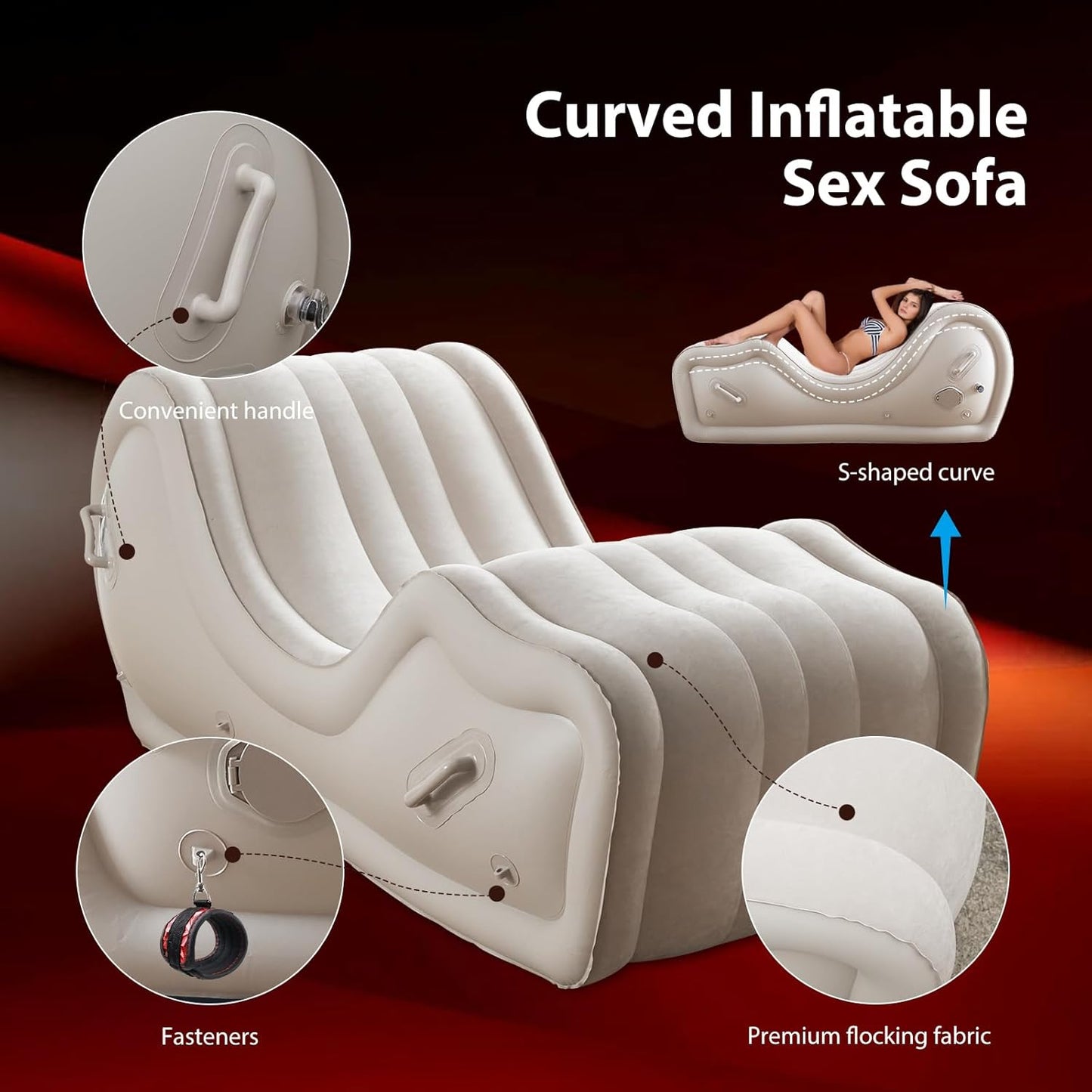 Sofá Hinchable Automático de Sexo AirLure