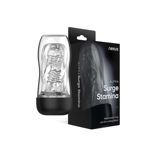 Copa de Masturbación Texturizada Nexus Alpha Surge Stamina