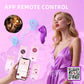AmethystHeat Heating Clit Sucker 5x5 Modes | App Control