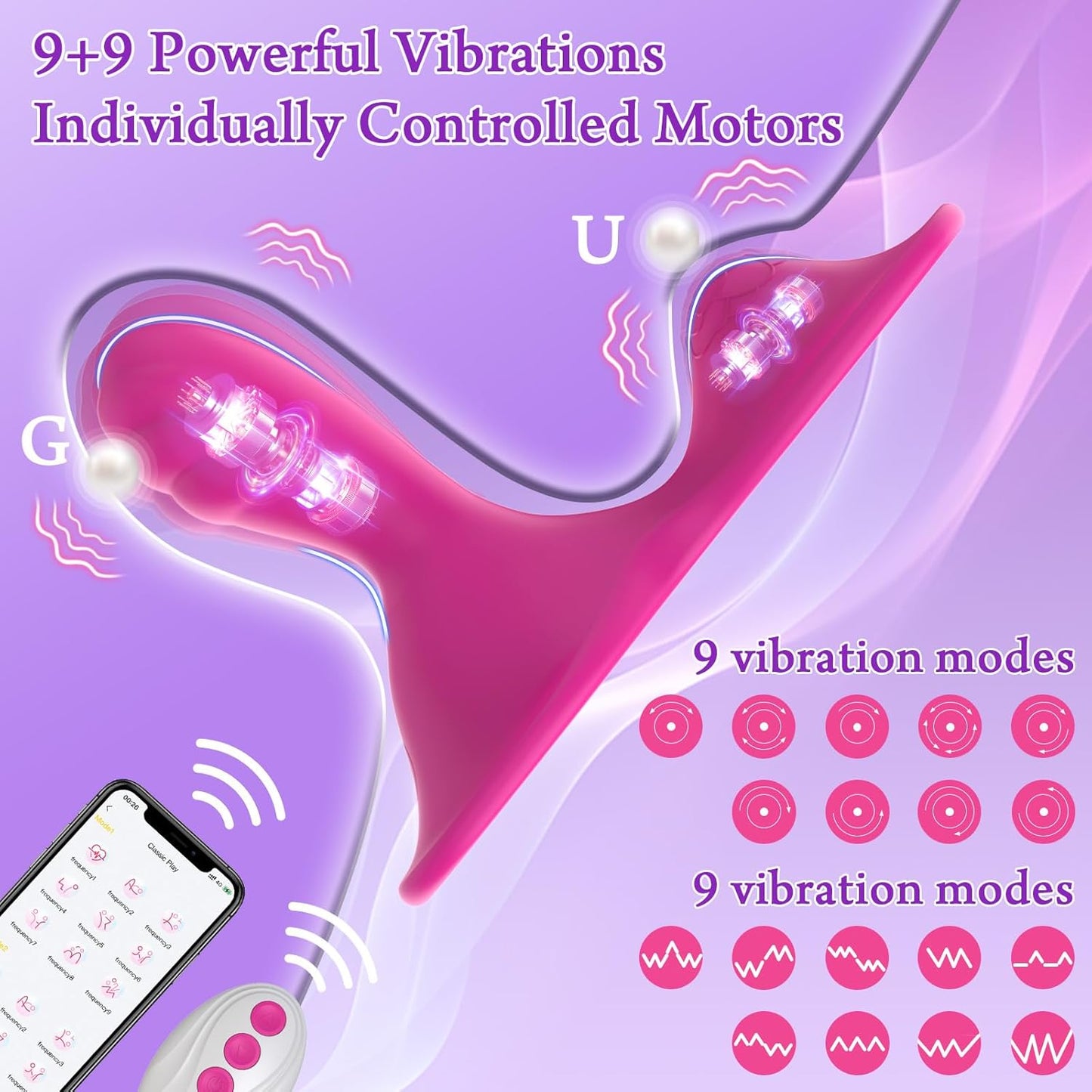 Vibrador Grinding AnywhereRide controlado por aplicación