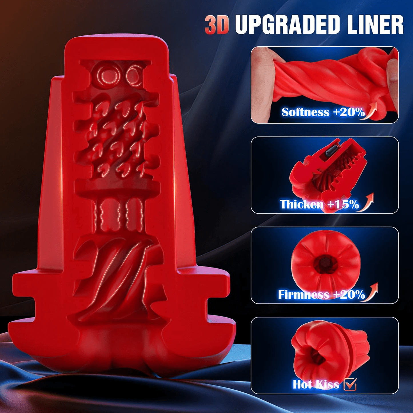 ApexMouth 5-in-1 Male Masturbator Cup