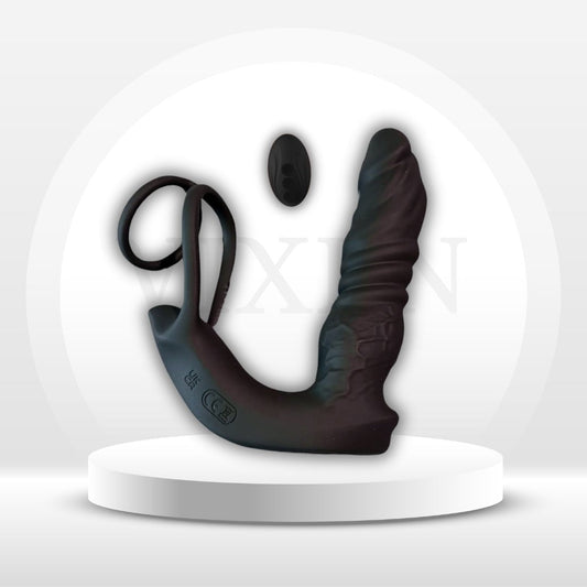 ApexSurge Thrusting Prostate Massager Cock Ring 9+9 Modes