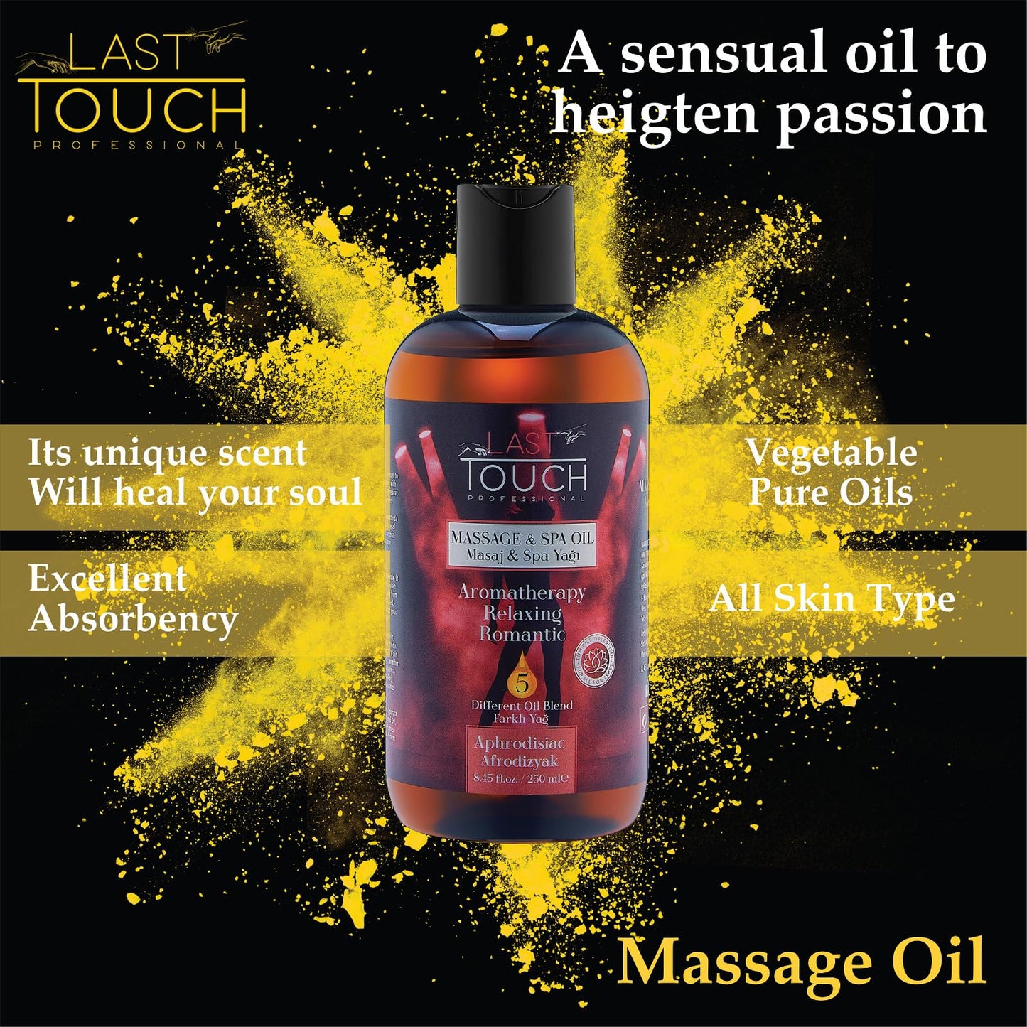 Aphrodisiac Intimate Massage Oil Blend