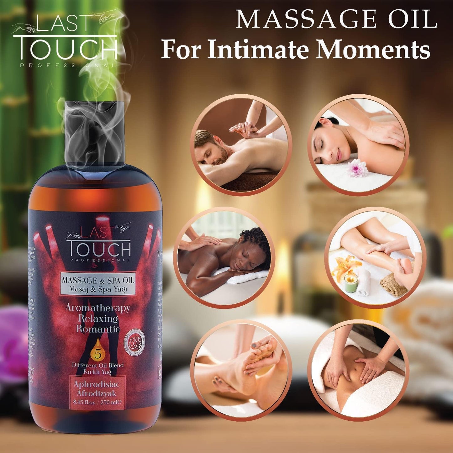 Aphrodisiac Intimate Massage Oil Blend