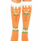 Gingerbread Man Knee Highs