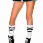 Triple Striped Knee High Socks