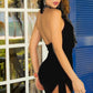 Cowl Neck Halter Dress