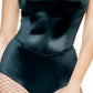Black Strapless Bodysuit