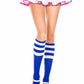 Triple Striped Knee High Socks