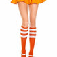 Triple Striped Knee High Socks