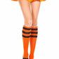 Triple Striped Knee High Socks