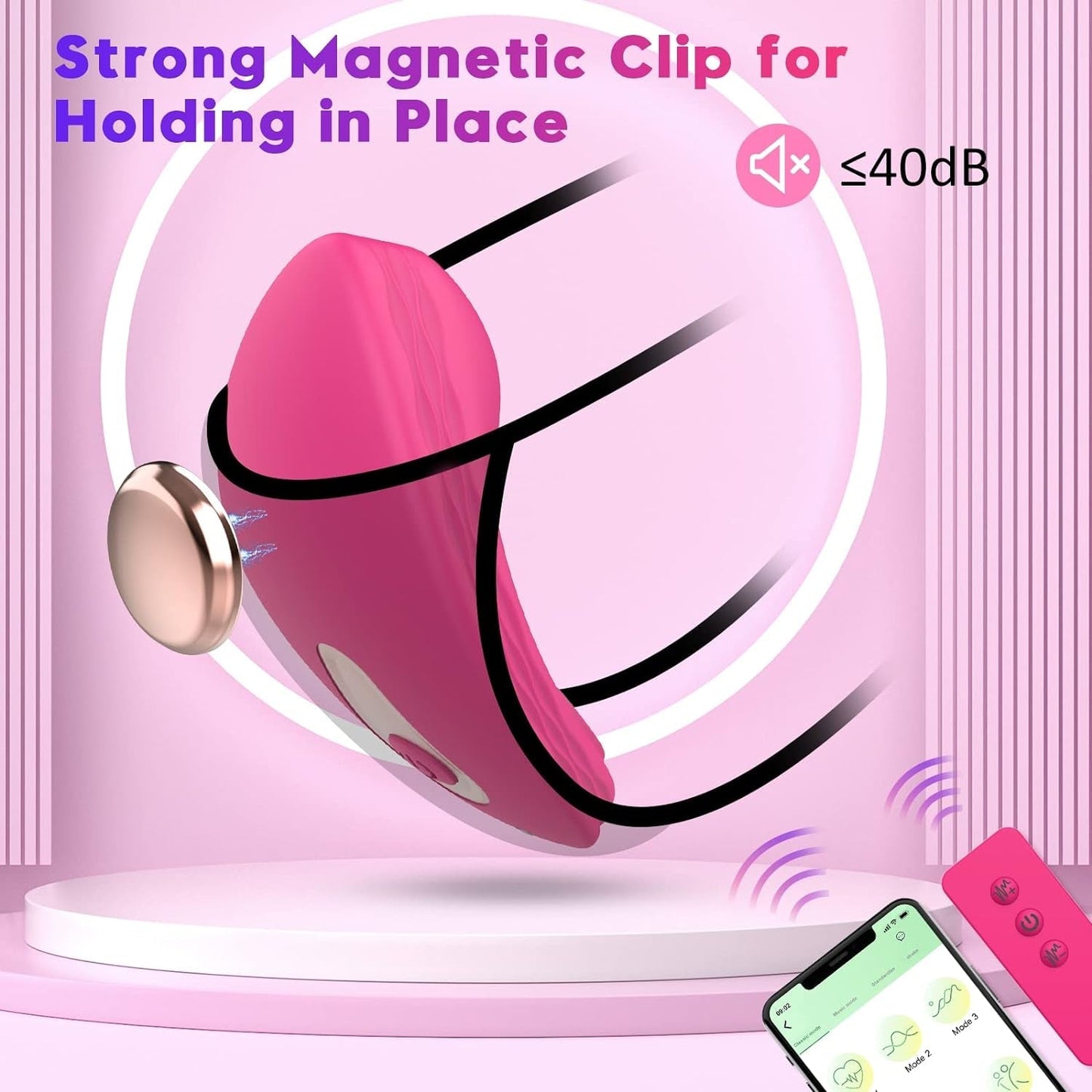 VeloraSync: Vibrador de bragas controlable por aplicación