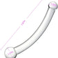 Godemichet anal en verre double ArcGlow