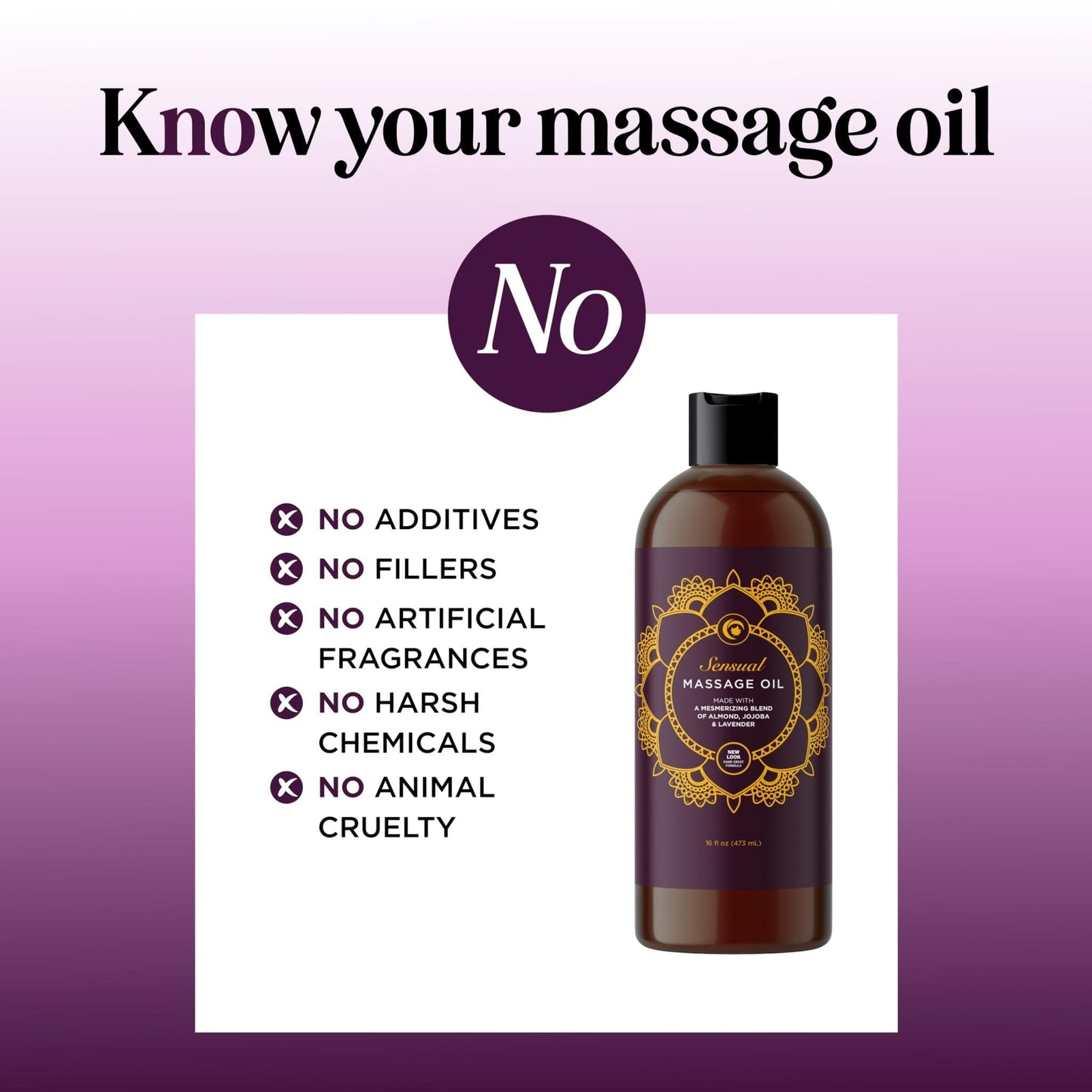 Lavender Sensual Couples Massage Oil