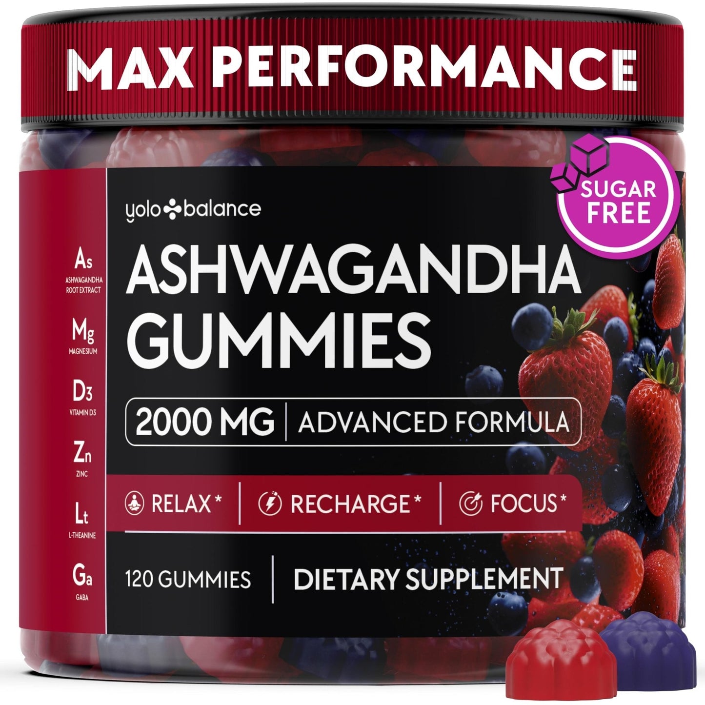 Gomitas de ashwagandha para la libido y el equilibrio