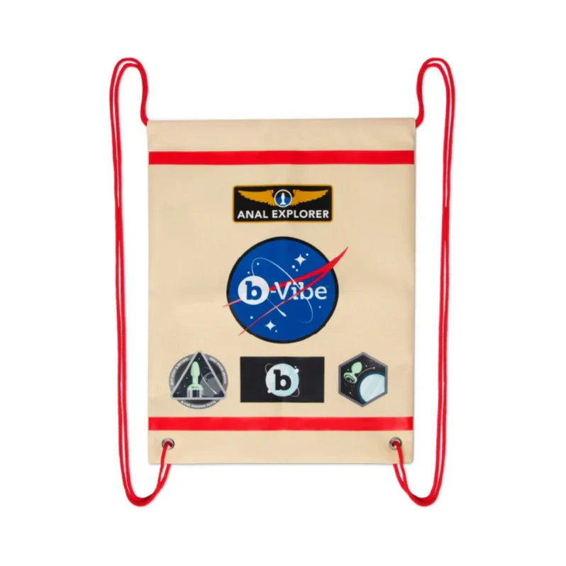 b-Vibe Limited Edition Asstronaut Juego Anal que Brilla en la Oscuridad