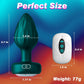 AuroraPlug LED Light-Up Vibrating Butt Plug 10 Modes