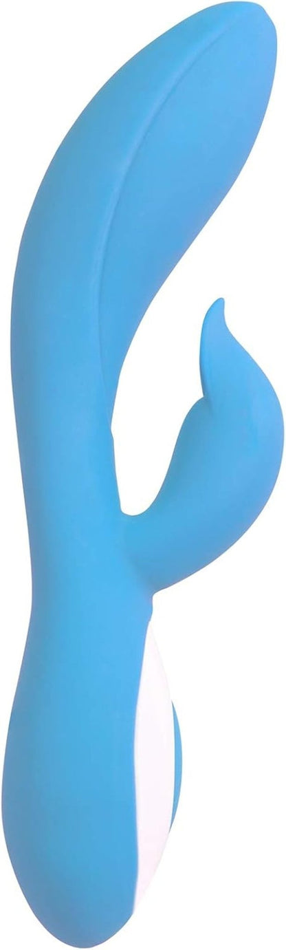 Vibrador AzureCurve Eléctrico Azul Punto G Doble