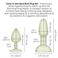 b-Vibe Limited Edition Asstronaut Juego Anal que Brilla en la Oscuridad