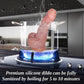 Prépuce 8 pouces Dildo réaliste en silicone avec ventouse