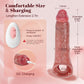PowerSync Funda Vibratoria para Pene 10 Modos Control Remoto