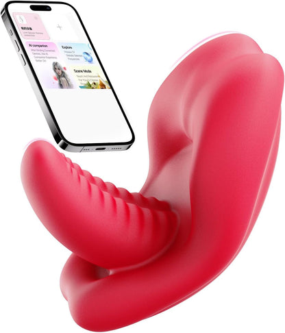 KissPulse Tongue Wearable Panty Vibrator APP 10 Modes