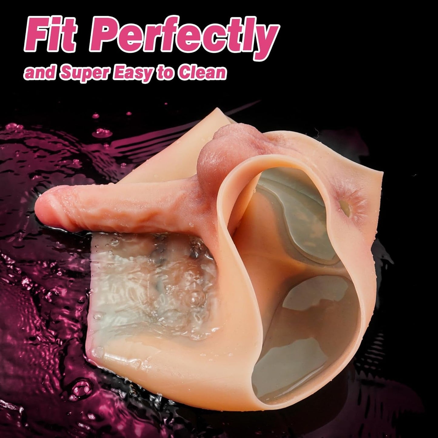 Bragas con arnés para dildo sin tirantes FlexForm