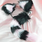 KittyKink Fox Tail Anal Plug Cosplay Set Ears Choker