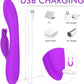 ThermaPulse Heating Rabbit Vibrator Waterproof 9 Modes Silicone