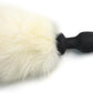 NightPulse Black Fox Tail Remote Vibrating Anal Plug