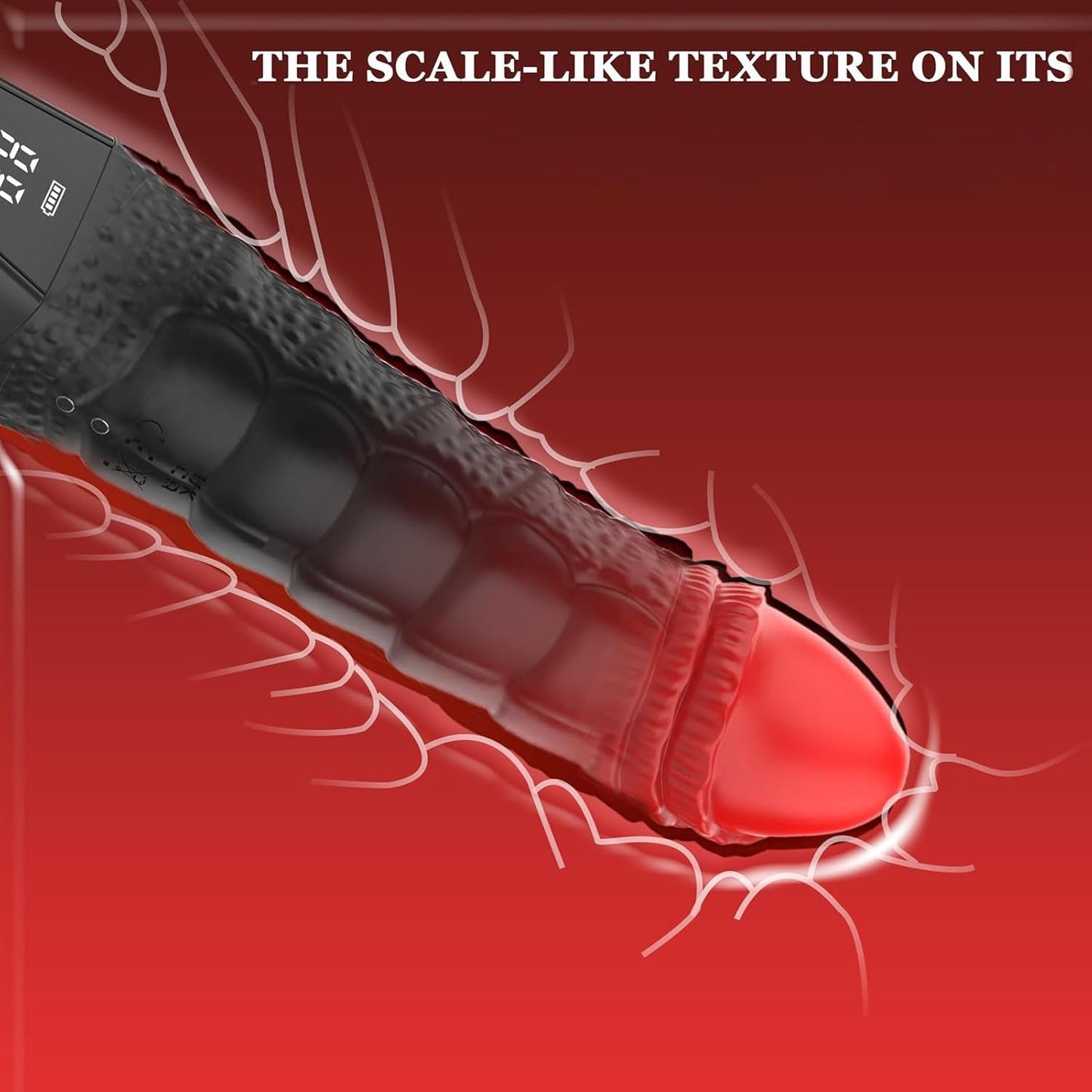 GlowStroke LED Dildo Vibrator Wand
