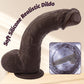 DualCore 9.8” Squirting Foreskin Dildo Dual Layer Suction