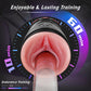 Bomba vibratoria para pene PulseForge Stroker con 2 fundas