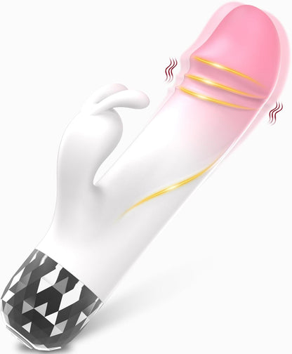 MiniVibrador Mini Rabbit de Terciopelo 10 Modos Silicona Impermeable