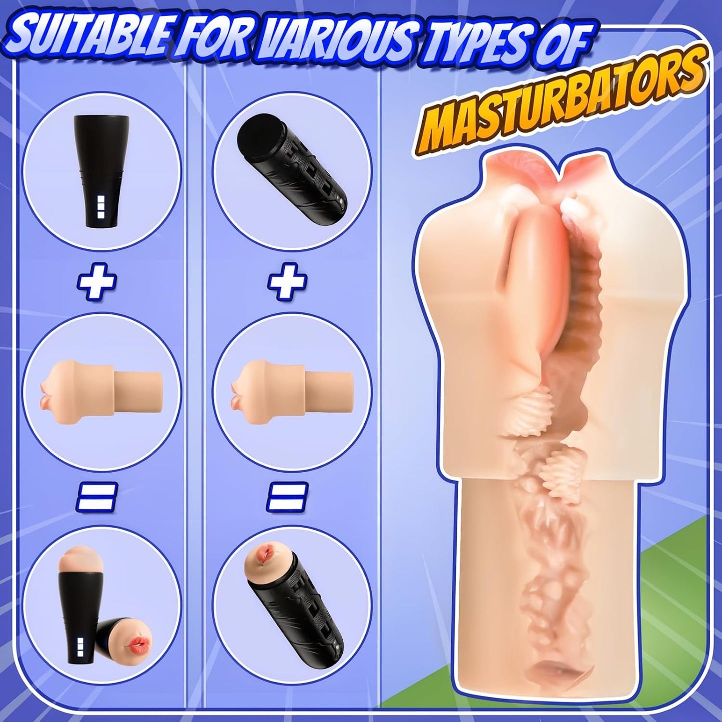 Manchon vagin OralFlex BJ pour pompe pénienne