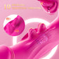 ElyraMax Vibrador de Conejo Impulsor Lametón 4-en-1 10 Modos Punto G