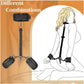 Kit de barra separadora BDSM de cuero sintético LeatherLock