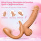 Vibrador sin tirantes de doble punta TwinThrust