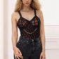 Diamond Mesh Bodysuit with Garters