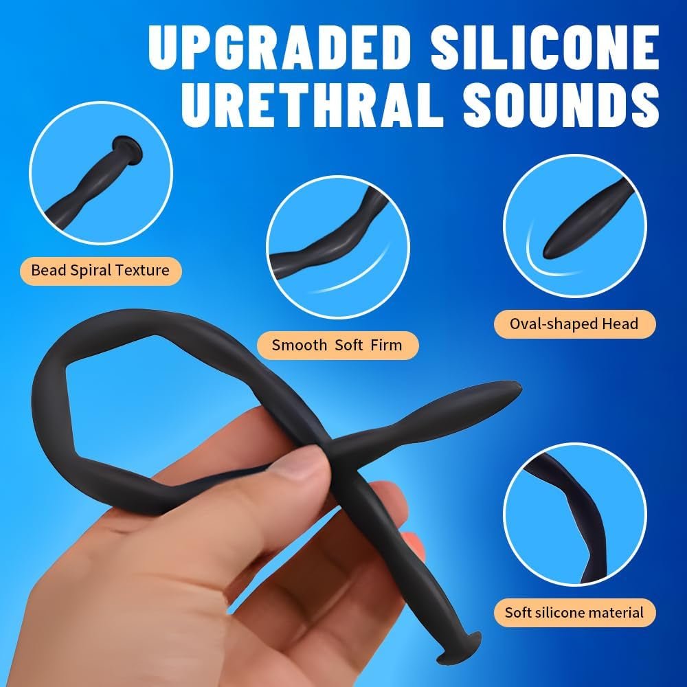 GradusFlex Set de 8 Dilatadores Uretrales de Silicona