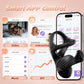 Anillo vibrador para pene con control por aplicación BallSync y ajuste para testículos