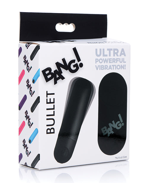 Bang! Bala vibradora control remoto negra