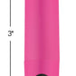 Bang! Bala vibradora con control remoto rosa