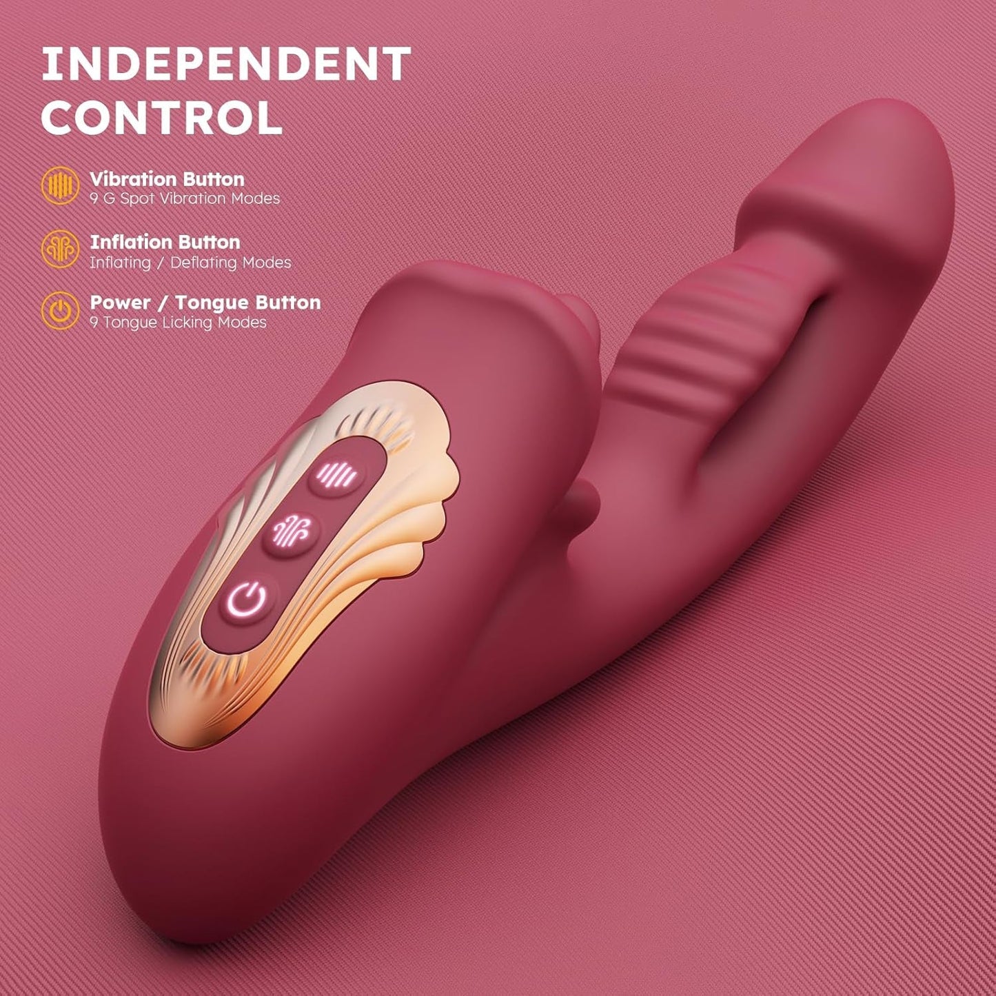 Vibrador Inflable para el Punto G InflataLick