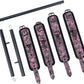 SkullFury Pink Skull Spreader Bar with Furry Straps