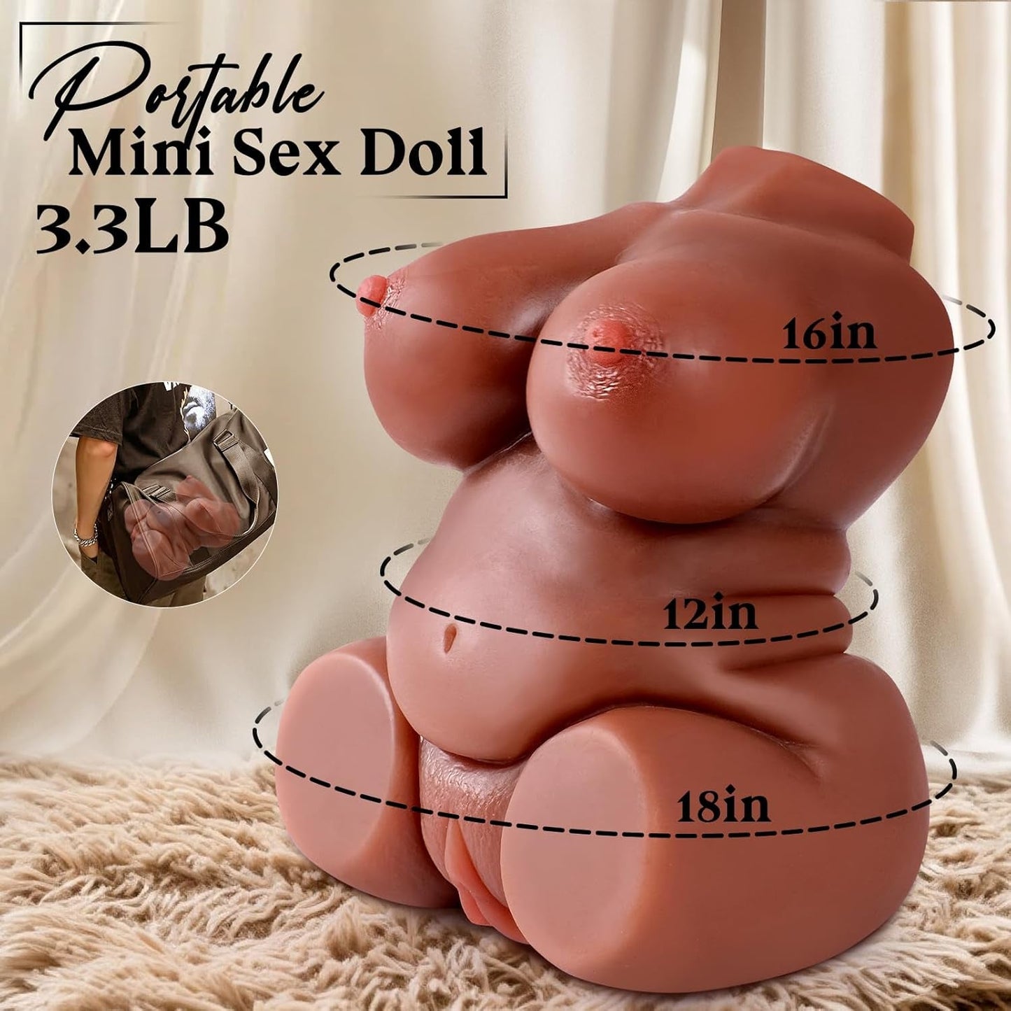 CurvePetite Portable Dual-Channel BBW Torso Stroker