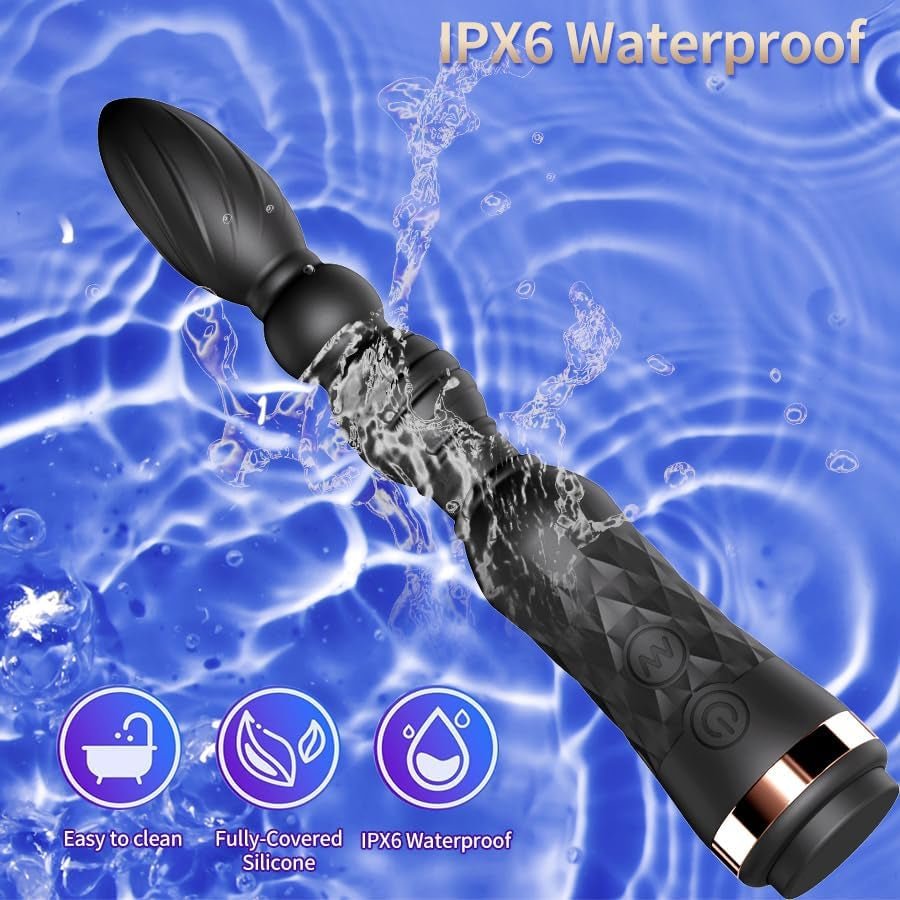 Mini-Vibromasseur de Perles Anales pour Massage de la Prostate BeadBloom